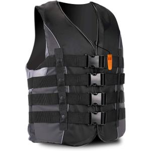 XGEAR Adult USCG Life Jacket Water Sports Life Vest, 3X-Large