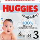 Huggies Size 3 Diapers, Snug & Dry Baby Diapers, Size 3 (16-28 lbs), 34 Count