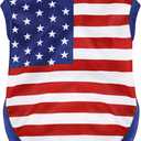American Flag Inspired Dog Vest: Perfect Dog Shirt, Ideal Tank Top for Everyday Wear, Independence Day Celebrations Crafted Materials for a Cute and Stylish Look Blue 3XL