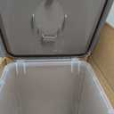 Mighty Tuff 35 lb Pet Food Storage Container with Airtight Lid, Clear, Large
