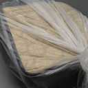 JOEJOY Elevated Dog Car Seat for Small/Medium Dogs up to 35 lbs, Memory Foam Booster Seat with Detachable Washable Cover, Travel-Safe Car Bed with Safety Belts & Storage Pockets, Grey