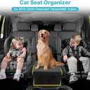 Mixsuper Liner Car Seat Organizer for 2015-2020 Chevy Tahoe/GMC Yukon, Console Organizer Backseat Box for Chevy Tahoe, Dog Toy Box Storage Bin Kids Toys Baby Supplies Travel Accessories