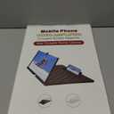 20" Screen Magnifier for Cell Phone, Mobile Phone 3D HD Magnifying Projector Screen Enlarger for Movies, Videos and Gaming, Foldable Phone Stand with Screen Amplifier,Compatible with All Phones