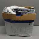 Heated Blanket Waffle Throw Size Fast Warming Heating Electric Throw Blanket with 6 Heat Settings & 4 Hours Auto-Off, Ideal Gift for Her, 50"x60",Grey