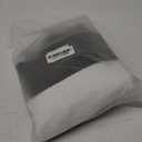 KOZYFLY Black and White Striped Rug Doormat 23.5' x 35.4' Cotton Woven Washable Black Indoor Outdoor Rugs for Layered Door Mats Porch/Kitchen/Farmhouse