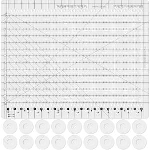 XL Slotted Quilting Ruler 17-3/4 "x 22" Extra Large Slotted Quilting Ruler, 17.75x22in