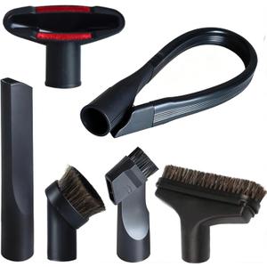 Vacuum Attachments 32mm (1 1/4 inch) Vacuum Accessories Brush Flexible Crevice Kit for Shop Vac Attachments 1 1/4 1 3/8,7 Packs