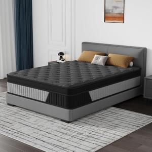 14 Inch Hybrid Mattress -Queen Memory Foam & Individual Pocket Springs