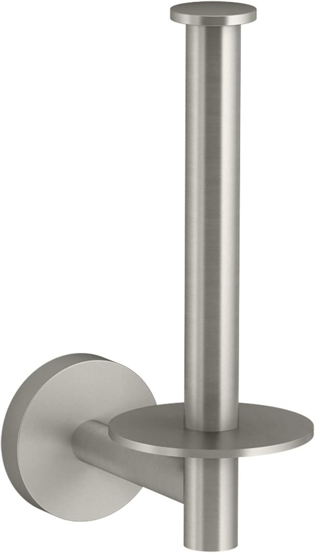 KOHLER Elate Verticle Toilet Paper Holder K-27293-BN Bathroom Accessory (Vibrant Brushed Nickel)