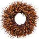 28 Inch Fall Wreath for Front Door Boxwood Greenery