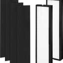 HFD320 Filter Replacement for Honeywell Air Purifier HFD300 HFD310 HFD314 HFD320 | Capture Pet Dander, Dust, Smoke - 2 Pack True HEPA and 4 Pack Replacement Carbon Pre-filter, Used for Home