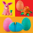 Play-Doh Eggs 24-Pack, Dinosaur & Dragon Egg Hunt Toys, Modeling Compound for Birthday Gifts & Party Favors, Easter Basket Stuffers, Kids Ages 2 and Up