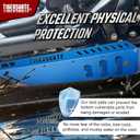 Aluminium Skid Plate Lower Engine Chassis Protection Guard for 2014-2023 Harley Touring Street Electra Road Glide King, Blue