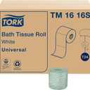 Tork Septic Safe Toilet Paper, White, 2-Ply 100% Recycled, Eco-Friendly, T24 Compatible 96 Rolls x 500 Sheets (TM1616S)