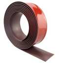 Floor Transition Strip 2" Self-Adhesive Flat Vinyl Flooring Transitions Strip with Strong Backing (5cm, 10FT, Coffee)