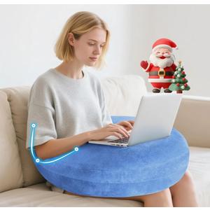 vamorry Gaming Pillow Arm Support Pillow for Bed & Sofa: Ergonomic U-Shaped Lap Pillow with Elbow Rest for Adults & Kids - Reduces Arm Pain & Fatigue During Gaming, Reading, Working & Crocheting