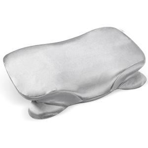 Thickened Satin Pillowcase for Zelimun Cervical Pillow, Smooth & Soft Pillowcase, Contour Pillow Cover with Zipper (Grey)