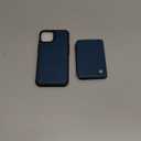 Compatible with Magsafe for iPhone 14 Wallet Case Magnetic Card Holder, RFID Blocking 2 in 1 Detachable Kickstand Shockproof Case for Apple iPhone 14, Blue