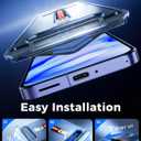 MAGIC JOHN 2 Pack for Google Pixel 9A Tempered Glass Screen Protector, Auto Dust-Elimination, Bubble Free, HD Clear, Easy Installation