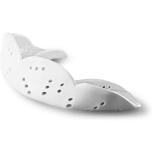SISU Aero Small Mouthguard, Snow White - 1.6mm Thin - Custom-Molded Fit - Slim Design - Remoldable Up to 20 Times - for Team Sports - Non Toxic