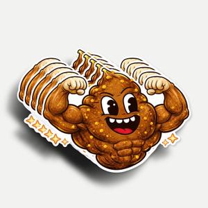 2 x (5Pcs) Potty Training Sticker for Kids 3 Inch, Funny Poop Emoji Sticker, Waterproof Vinyl Decal for Laptop, Water Bottles, Car, Phone