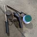 LyriFine Electric Spin Scrubber, New Full-Body IPX7 Waterproof Bathroom Cleaner Brush, Shower Scrubber with Long Handle & 2 Speed, Heads Replacement, Cleaning Supplies for Tub Shower Tile Floor (Classic Black)