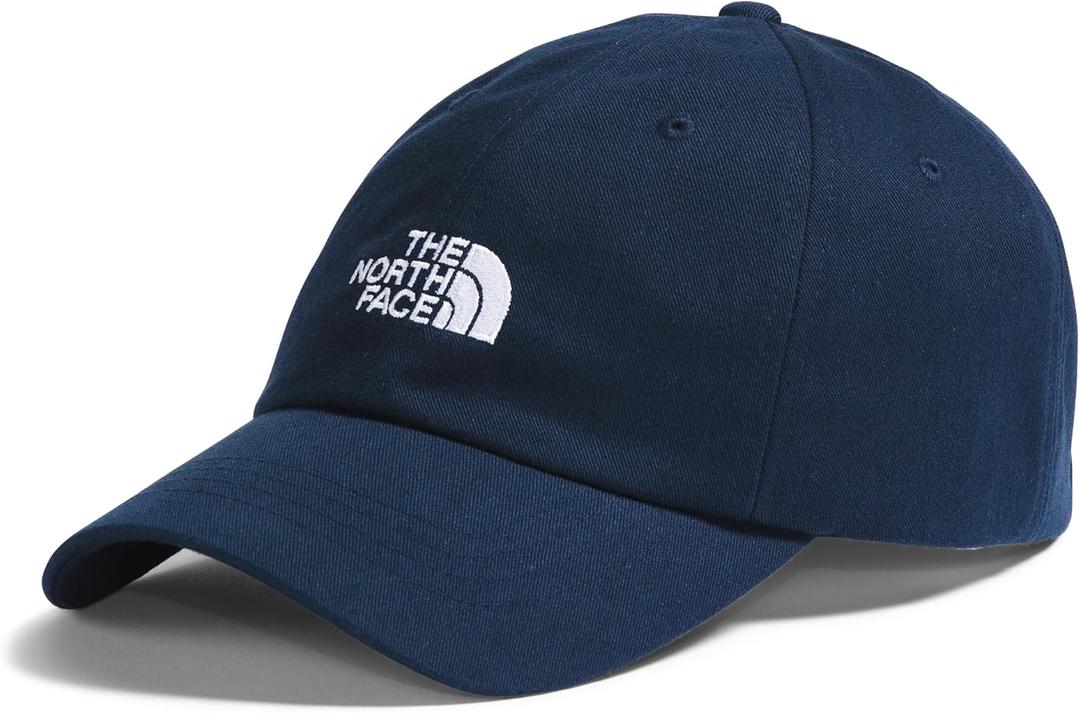 THE NORTH FACE Norm Baseball Hat | Shallow Fit Ball Cap With Embroidered Logo, Adjustable Strap Closure & Silver Buckle (One Size, Summit Navy)