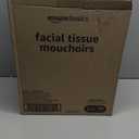 Amazon Basics Facial Tissue, 2-Ply, Soft and Strong, 2880 Count (18 Packs of 160)