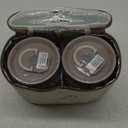 Portable Insulated Lunch Container set, Bento Box Adult Lunch Box Set with Insulated Lunch Bag, 4 Separate Stackable Thermal Food Lunch Container for Adult, Brown