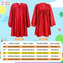 Bokon 4 Pcs 2026 Kindergarten Preschool Graduation Cap and Gown with Tassel Graduation Stole and Certificate for Toddler Kids