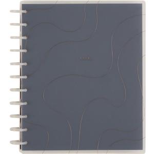 Happy Planner Disc-Bound Academic Planner July 2025 - June 2026 Daily, Weekly and Monthly - 3 Bonus Months, Big Size, 8.5 x 11, Horizontal Layout, Onyx & Sand