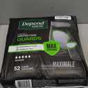 Depend Guards Incontinence Pads for Men, Maximum Absorbency, 52 Count