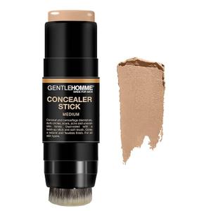 Gentlehomme Men's Concealer Stick with Brush for Dark Circles Eraser, Medium