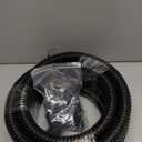 LONGRUN Pond Tubing 1.25 Inch 1-1/4'' Diameter, 23.6 Feet Long Corrugated Flexible Hose Pipe, Pool PVC Tube for Garden Ponds Waterfalls Camping Caravans Filters Drainage Marine