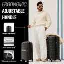 Samsonite Freeform 2-Piece Luggage Set - Carry-On & Large Checked Luggage with Dual Spinner Wheels - Durable Polypropylene Hardshell - TSA Lock, Airline-Approved - Expandable Hard Shell Black