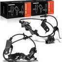 A-Premium 2PC Set Front ABS Wheel Speed Sensor Compatible with Honda, Acura Models - Accord 2008-2012, TSX 2009-2012 - Front Driver and Passenger Side, Replace# 57450-TA0-H01, 57455-TA0-A01