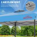 12x12 Pop Up Canopy, Easy Up Canopy Tent, Turquoise