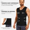 Eleady Compression Shirt Men Sleeveless - Gym Tank Tops Men's Slimming Compression Tank Body Shaper XL