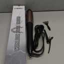 USHOW Thermal Brush 1 1/2 Inch Hair Curling Iron, Hot Loose Heated Round Brush Curling Wand Hairstyling Tools, Gift for Girls Women (Rose Gold)