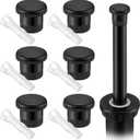 6 Set Spray Shut Off Nozzle Compatible with Rain Bird 1800 Series,Includes Fine Mesh Nozzle Filter Screen,Sprinkler Head Cap Replacement for Automatic Irrigation Water