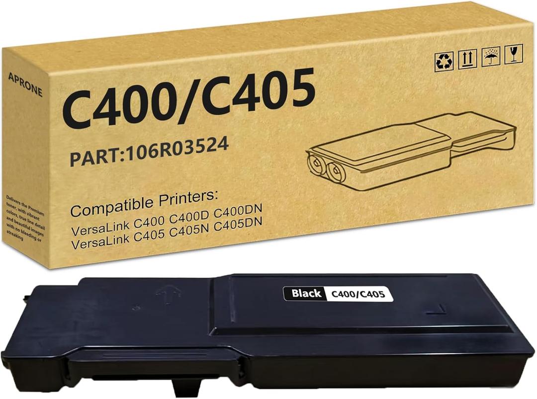 VersaLink C400/C405 Black Toner Cartridge 106R03524 (10,500 Pages, Extra High-Yield) Replacement for Xerox Versalink C400 C400N C400DN C405 C405N C405DN Printer