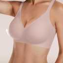 habibee Bra for Women No Underwire Comfort Seamless Bras Push Up Wireless Bras Full Coverage Bralettes, Bra Extender (L)