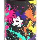 THERMOS FUNTAINER 16 Ounce Stainless Steel Vacuum Insulated Bottle with Wide Spout Lid, Graffiti Girl