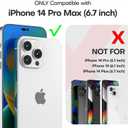 for iPhone 14 Pro Max Phone Case with Camera Lens Protector, Luxury Electroplated Cute Rabbit Glitter Quicksand Women Girls Cover Compatible for iPhone 14 ProMax (Liquid Pink)