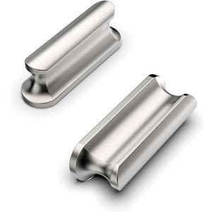 10 Pack 2 Inch Brushed Satin Nickel Cabinet Knobs Drawer Knobs Kitchen Cabinet Knobs Knobs for Cabinets Dresser Knobs Knobs for Dresser Drawers (Single Hole Knob)