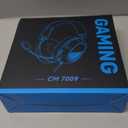 Gaming Headset for PS5、PS5Pro、PS4、Xbox Series X、Xbox Series S/One、PC 207g Headset with Clear Mic for Work   Wired Gaming Headphones with Mic、3.5mm Splitter、79in Cable.Gamer Gifts