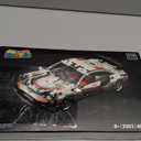 1:18 Technic Super Sports Cars Model Sets - 455 PCS Black Gold MOC Building Block Car Raceing Engineering Toys - Gift Idea for Adults Boys Girls for Play and Display Collection (White)