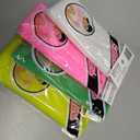 SALUX Bath Towel Pink Yellow Peach Blue White Purple Green Count 7 Pack