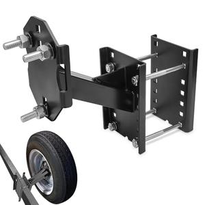 Amazon.com: Spare Tire Carrier, Boat Trailer Spare Tire Mount, Heavy Duty Tire Holder Bracket for Utility Trailer Tires, Universal Fits 5x4.5, 5x5, 4x4, 6x5.5 Bolt Patterns On UTV/RV Trailer , Holds up to 350 Lbs : Automotive