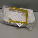 Lifewit Plastic Fruit Bowl for Kitchen Counter, 2 Tier Fruit Basket with Gold Metal Stand, Tiered Fruit Holder for Countertop Serving Tray for Vegetable/Dessert in Party 28 x 21 x 23cm/11 x 8.4 x 9